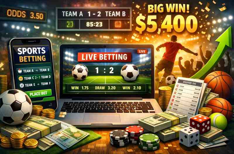 Apostas esportivas na plataforma XT7 com mercados variados e estatísticas em tempo real